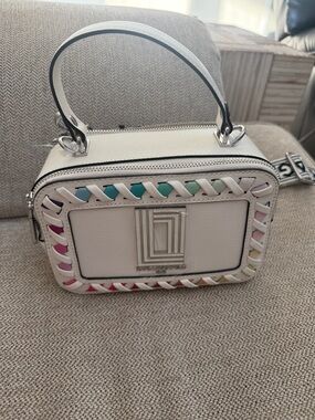 Karl Lagerfeld  Top-Handle Women’s Bag with Multicolor Trim